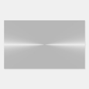 Sjabloon met een glanzend staalmetaal rechthoekige sticker