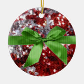 Sjabloon met Ornament met kerstbomen (Voorkant)