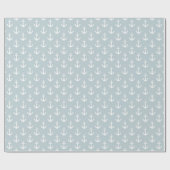 Sjabloon met scheepsanker cadeaupapier (Vlak)
