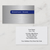 Sjabloon metalen Visitekaartjes (Voorkant / Achterkant)