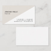 Sjabloon Modern Eenvoudig Elegant Professioneel Visitekaartje (Voorkant / Achterkant)