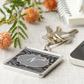 Sjabloon Monogram Sleutelhanger (Zijkant)