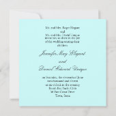 Sjabloon Monogram Weddenschappen Aangepaste namen Kaart (Achterkant)