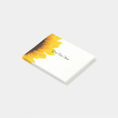 Sjabloon Mooie Zonnebloem Post-it® Notes (Schuin)