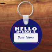 Sjabloon Naam tag Sleutelhanger (Voorkant)