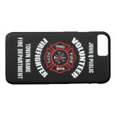 Sjabloon naam vrijwilliger brandweerman Case-Mate iPhone case (Achterkant (Horizontaal))
