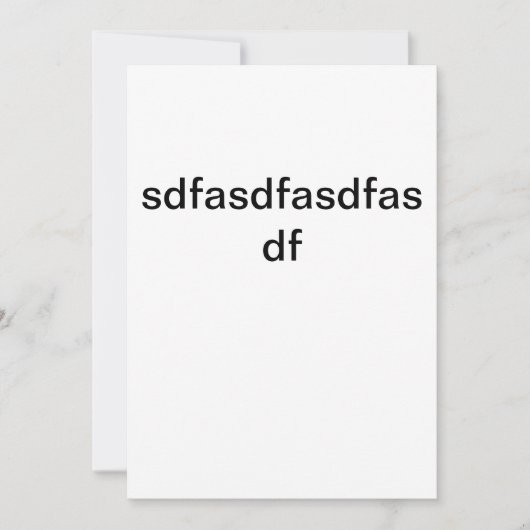 sjabloon niet aanpassen kaart (Voorkant)