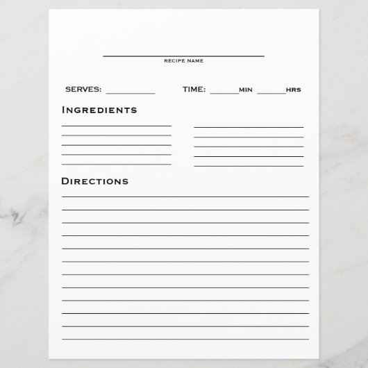 Sjabloon ontvangen (Voorkant)