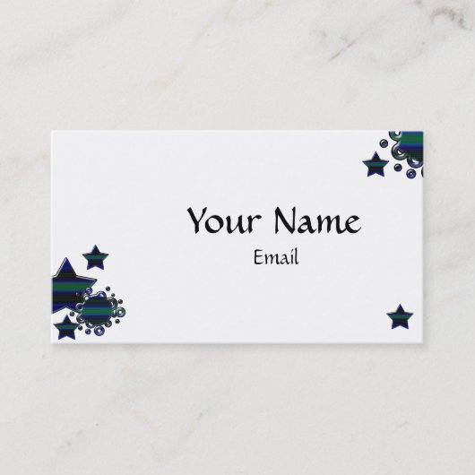 SJABLOON ONTWERPPROFIELKAART VISITEKAARTJE (Voorkant)