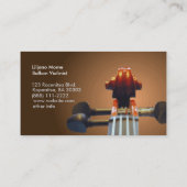 Sjabloon Pegs en Scroll Violin Visitekaartjes (Achterkant)