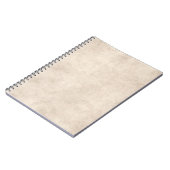 Sjabloon  perkamentpapier blanco notitieboek (Linkerzijde)