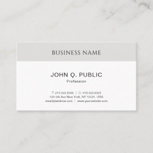 Sjabloon Professional Elegant Minimalist Modern Visitekaartje