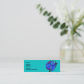 Sjabloon profielkaart - Betta Fish Mini Visitekaartje (Staand voorkant)