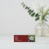Sjabloon profielkaart - Panda Mini Visitekaartje (Staand voorkant)