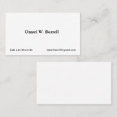 Sjabloon profielkaart: Personaliseer Visitekaartje (Voorkant / Achterkant)