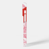 Sjabloon Rode spiraalachtergrond Case-Mate iPhone Case (Achterkant / Links)
