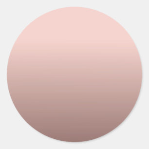 Sjabloon Roze Goud Voeg Uw Tekst Toe Modern Ronde Sticker