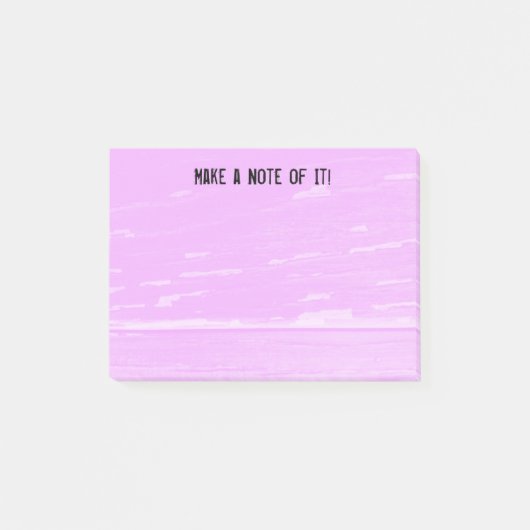 Sjabloon roze houtnoten post-it® notes (Voorkant)
