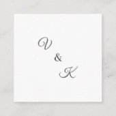 Sjabloon RSVP-kaart (Achterkant)