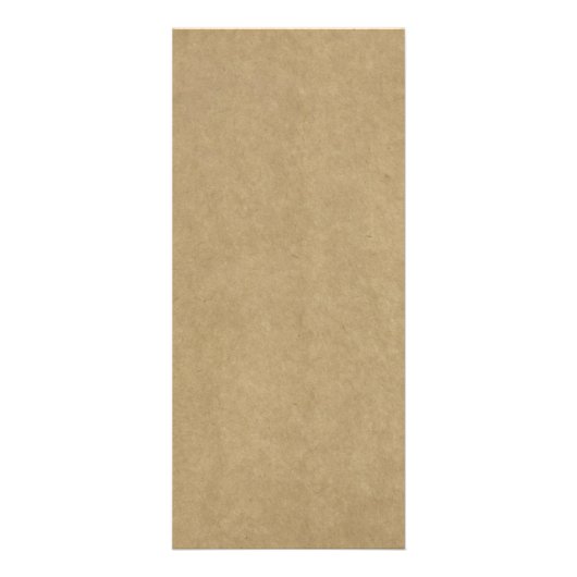 Sjabloon Rustic Country Kraft Wedding Menu (Achterkant)