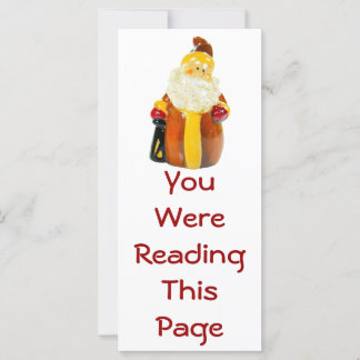 Sjabloon Santa Bladwijzer