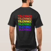 Sjabloon Shirt regenboogtekst (Achterkant)