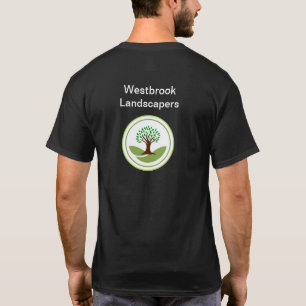 Sjabloon Shirten voor hoogwaardige landschapsarchi T-shirt
