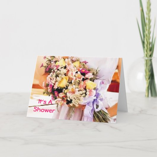 Sjabloon Shower Invitation (Voorkant)