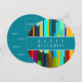 Sjabloon Signature Corporate Logo, Kaart Moderne K (Voorkant / Achterkant)