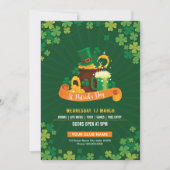 Sjabloon Sint-Patrick's Day Uitnodiging (Voorkant)