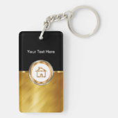 Sjabloon Sleutelhanger onroerend goed van klasse (achterkant)