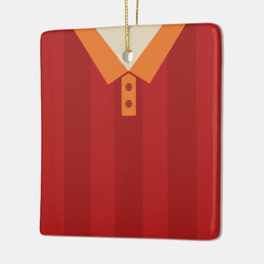 Sjabloon Sports Jersey Keramisch Ornament (Links)