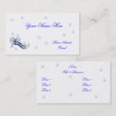 Sjabloon Star Profile Cards Visitekaartje (Voorkant / Achterkant)