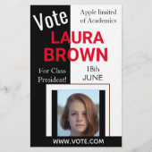 Sjabloon stemcampagne flyer (Voorkant)