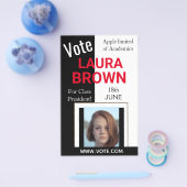 Sjabloon stemcampagne flyer (Enkel)