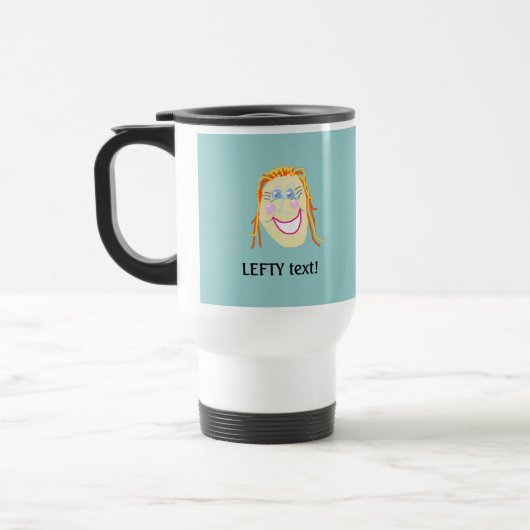 Sjabloon stijl design uw eigen reisbeker (Links)