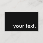 sjabloon straatkaart visitekaartje (Achterkant)