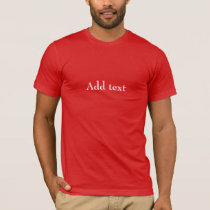 Sjabloon, Tekst toevoegen om te personaliseren. T-shirt