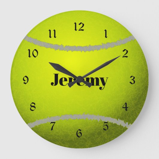 Sjabloon Tennis Ball Grote Klok (Voorkant)