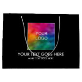  Sjabloon Text Business Logo hier Groot Cadeauzakje (Achterkant)