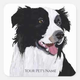 Sjabloon U kunt geïnteresseerd zijn in deze kant-e Vierkante Sticker