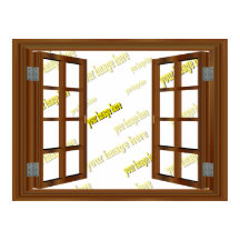 Sjabloon Uitzicht venster sluiten