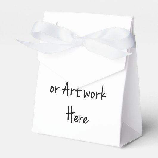 Sjabloon van ambachten bedankdoosjes (Voorkant Zijde)