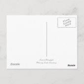 Sjabloon van Ancient Rock Art Briefkaart (Achterkant)