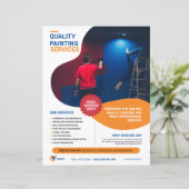 Sjabloon van de brochure voor het schilderen (Staand voorkant)