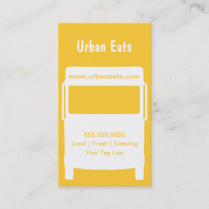 Sjabloon van de Business Card Food Truck Visitekaartje