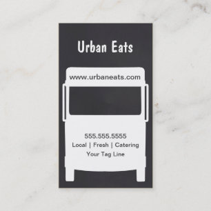 Sjabloon van de Business Card Food Truck Visitekaartje