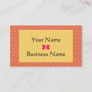 Sjabloon van de Butterfly-profielkaart Visitekaartje