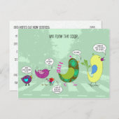 Sjabloon van de Coop Moving Announding (Voorkant / Achterkant)