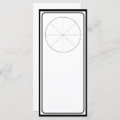 Sjabloon van de deurhangar: geen rand (Voorkant / Achterkant)